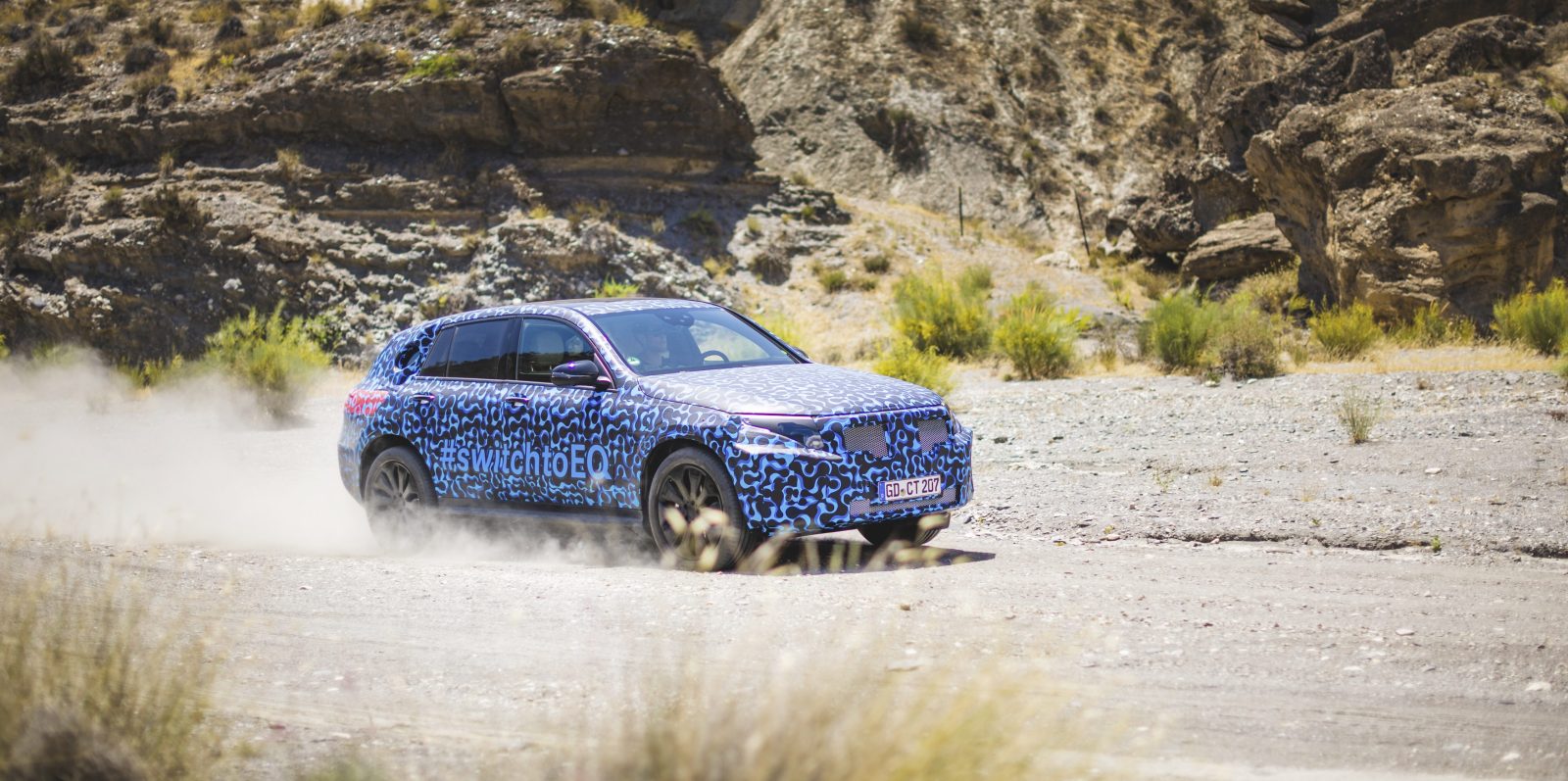 Mercedes-Benz reveals EQC all-electric SUV summer testing ...