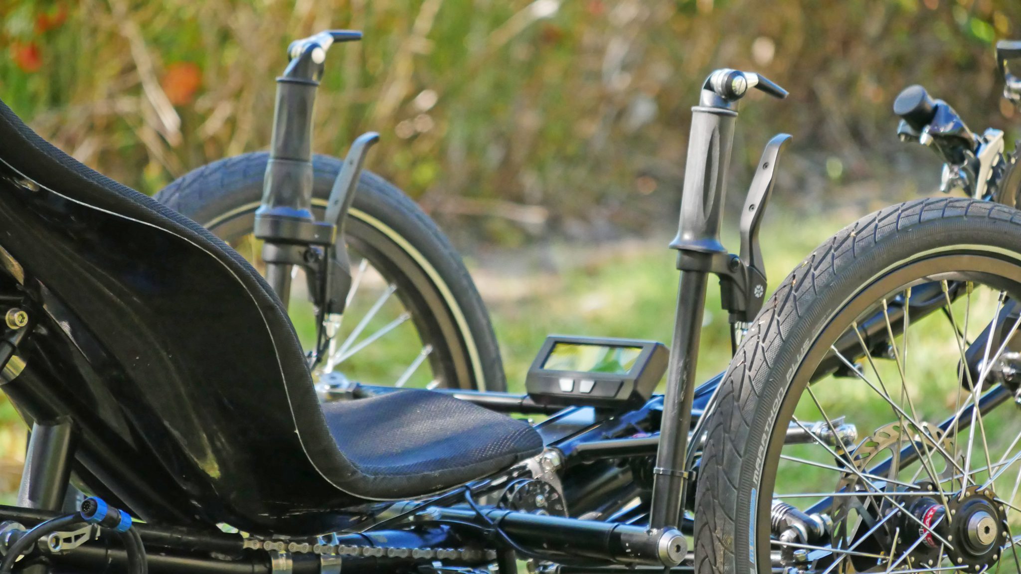 three wheel recumbent electric bike
