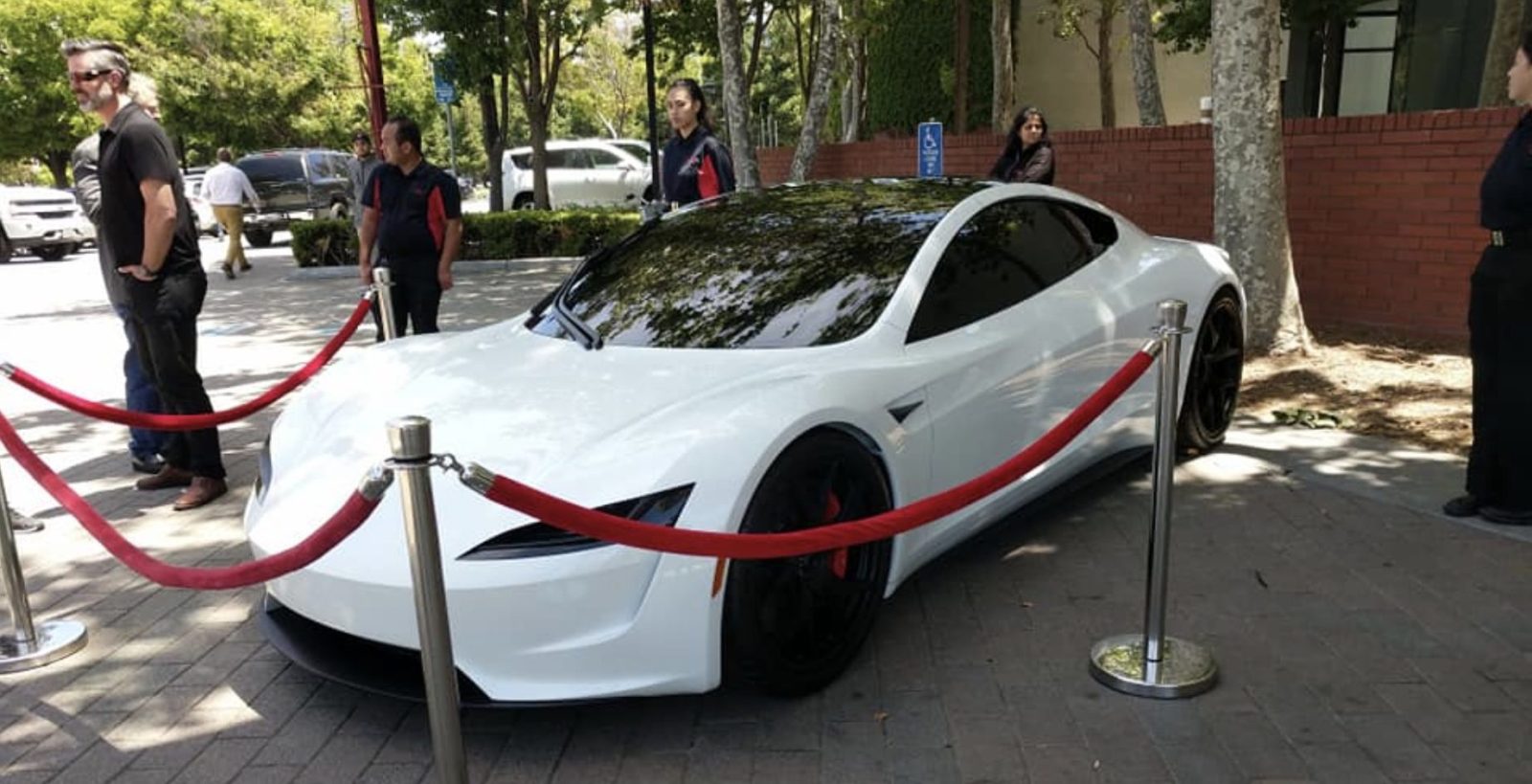 Tesla Unveils New White Next Gen Roadster Prototype At