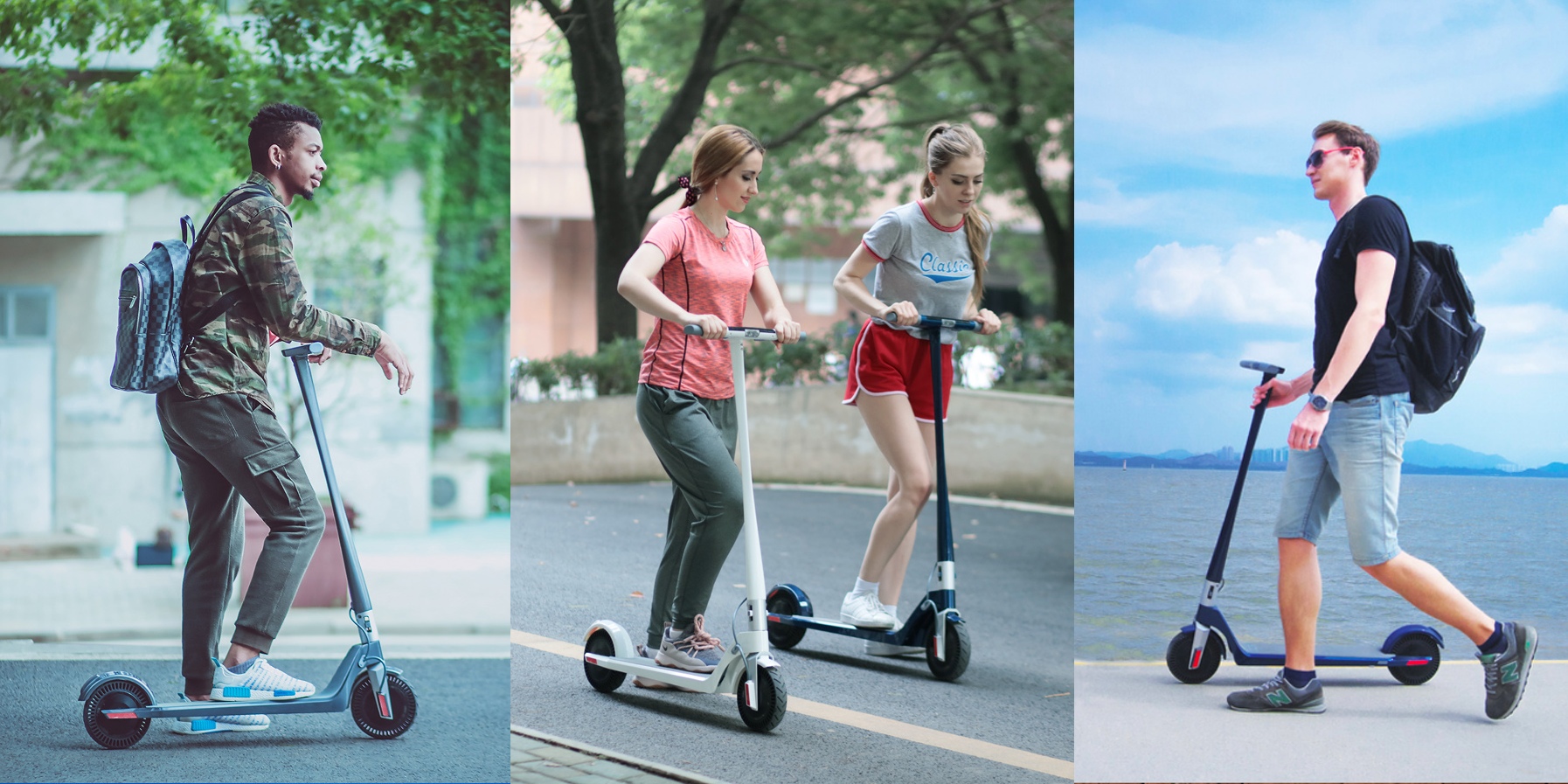The new SWAN electric scooter uses dual hub motors and makes flat tires  impossible | Electrek