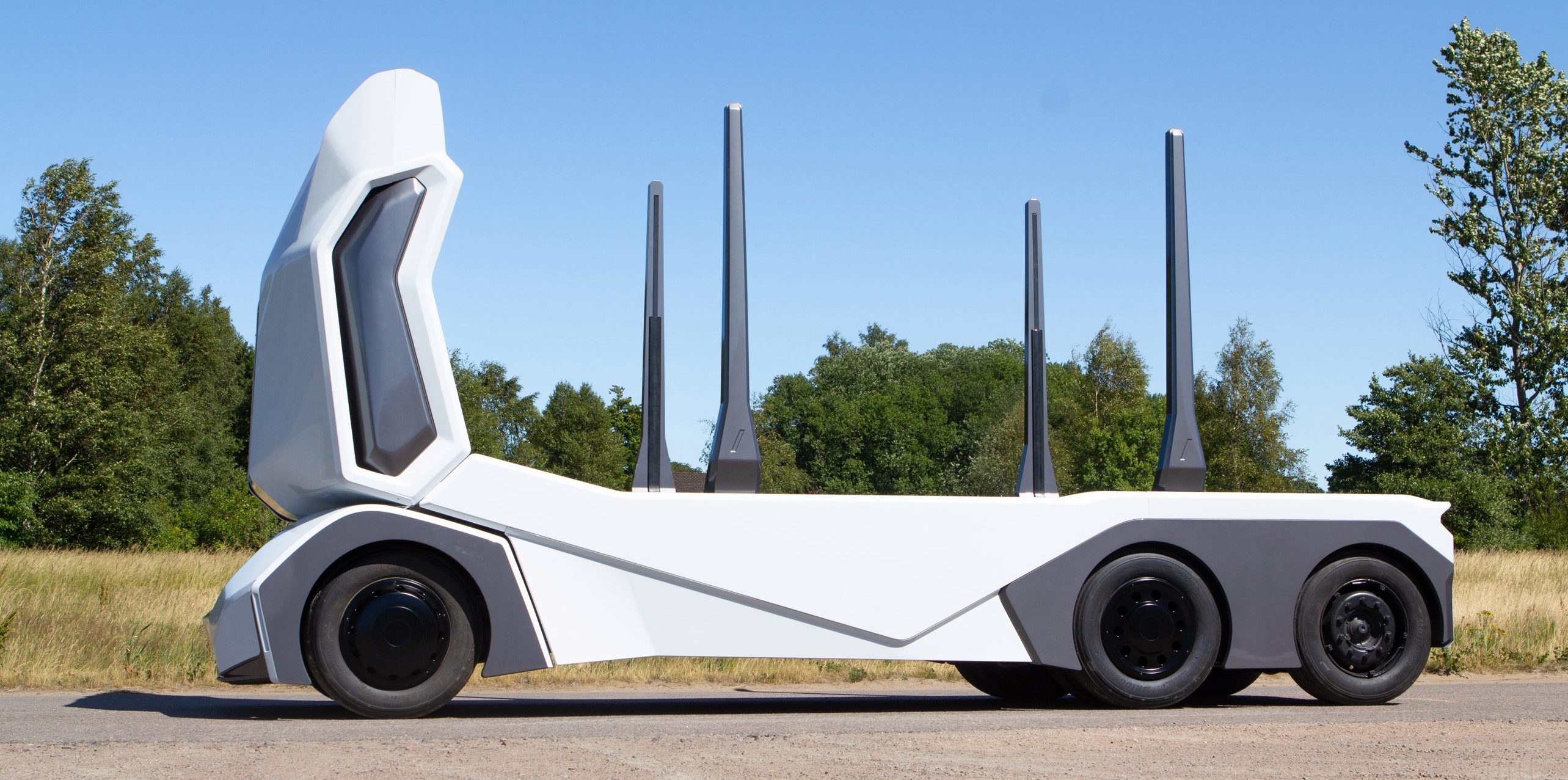 All-electric And Autonomous Logging Truck Unveiled - Electrek