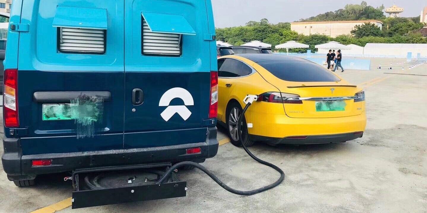 Generator to online charge tesla