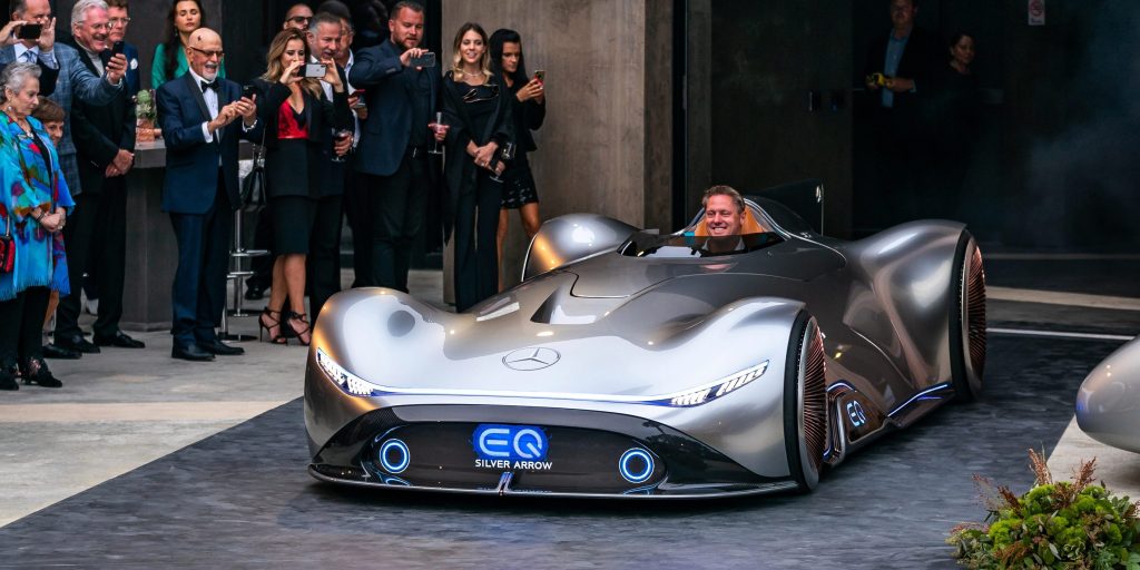 Mercedes-Benz unveils new all-electric race car prototype - Electrek