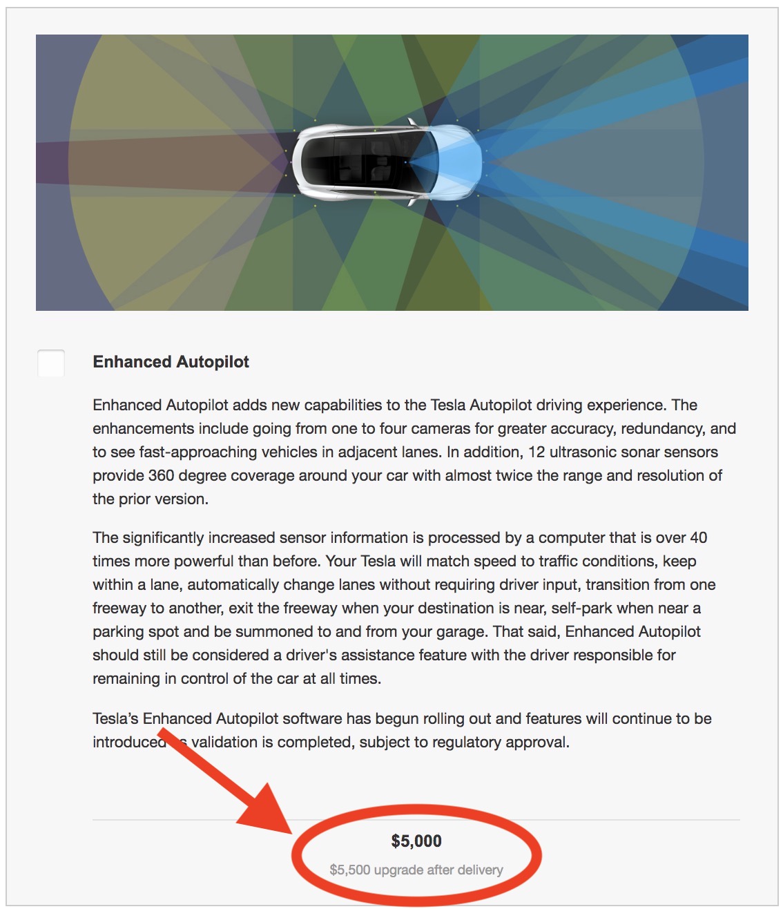 Tesla Decreases The Price Of Enhanced Autopilot After