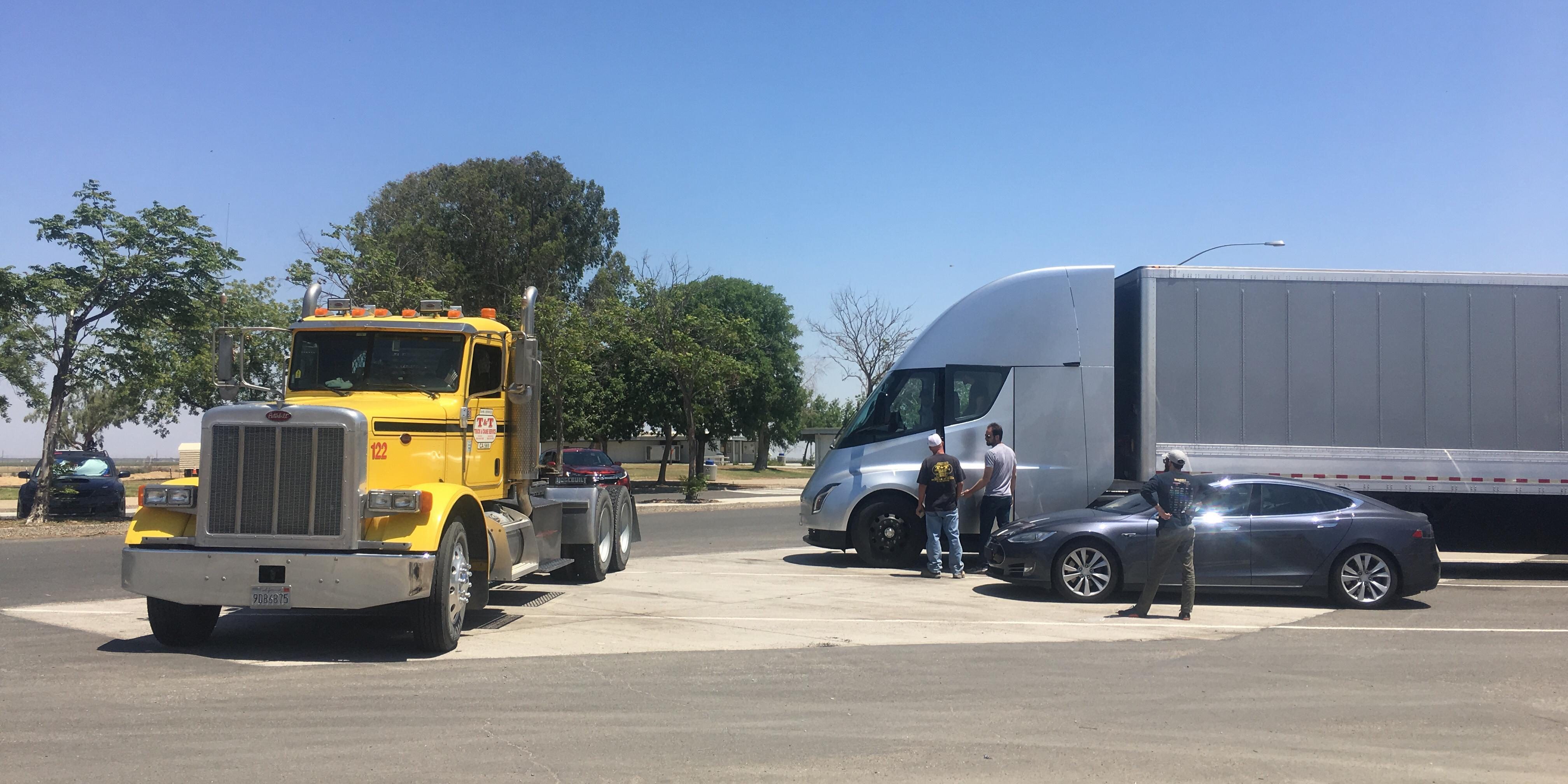 tesla semi diecast