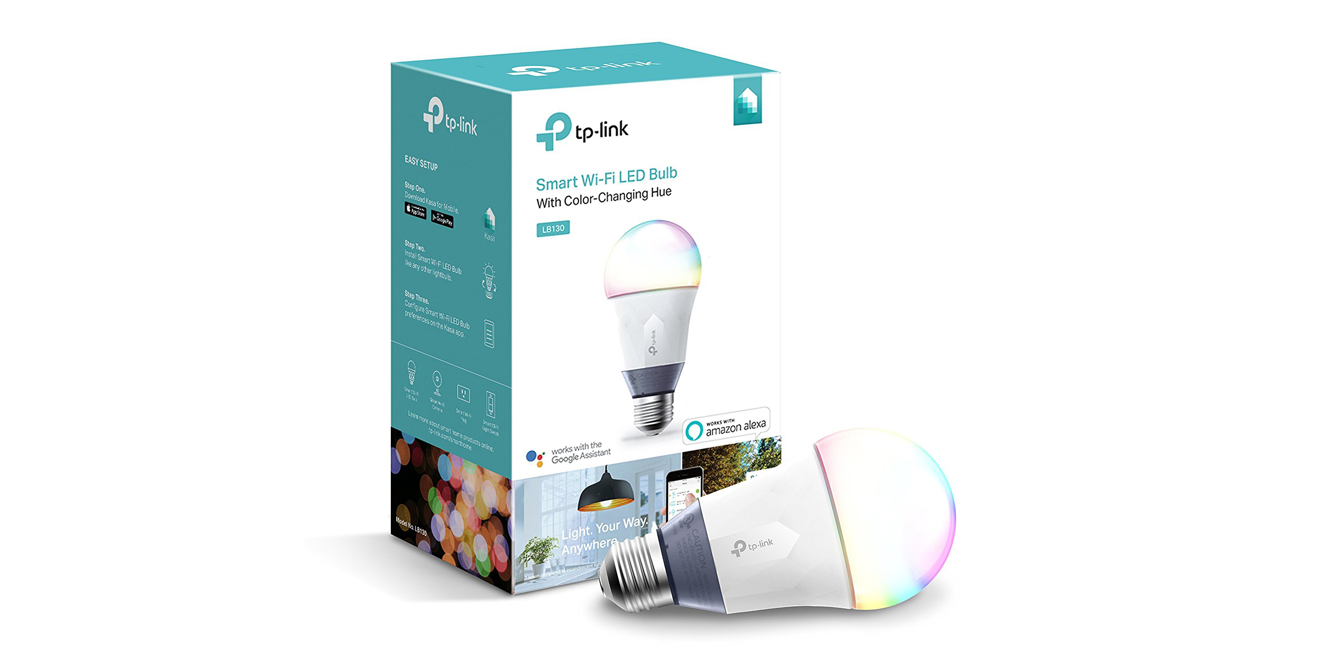 Green Deals TP Link Color Smart LED Light Bulb 25 Reg. 35