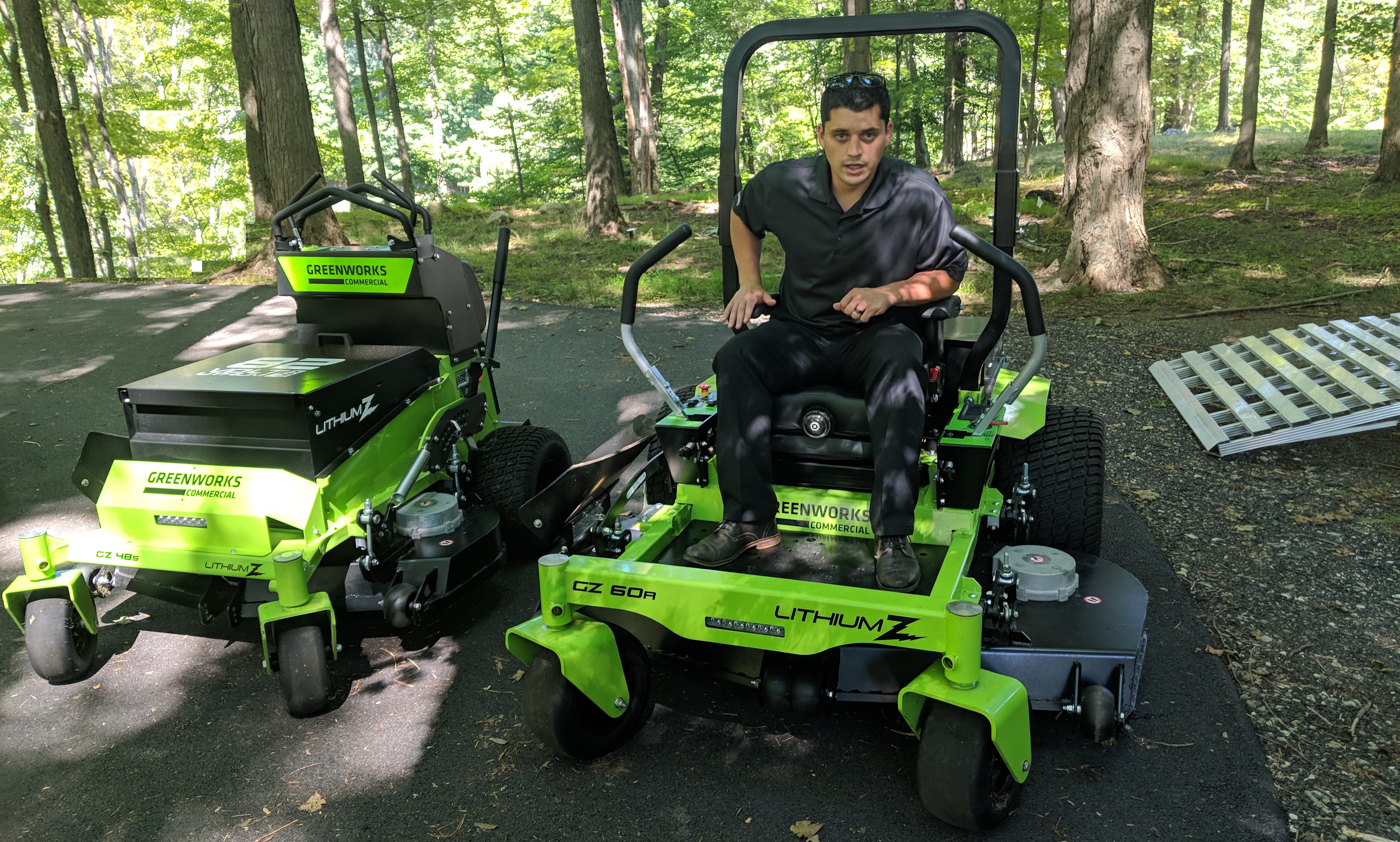 Greenworks commercial mower hot sale