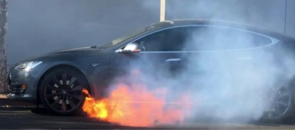 Tesla says battery fire without crash in LA was 'extraordinarily