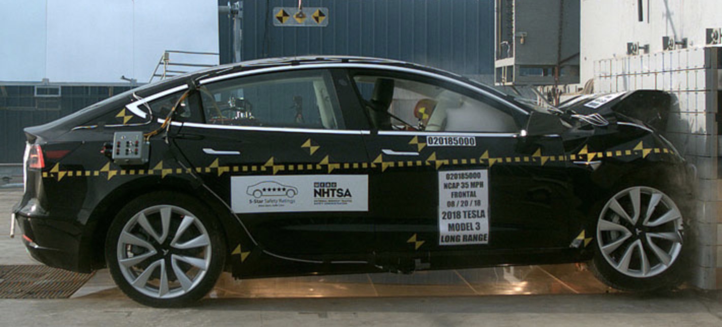 Tesla Model 3 gets perfect 5-star safety rating in every category from NHTSA  [Videos]