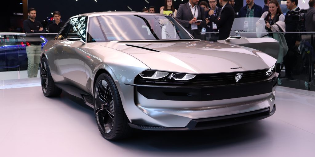 A closer look at Peugeot's stunning new eLegend electric vehicle