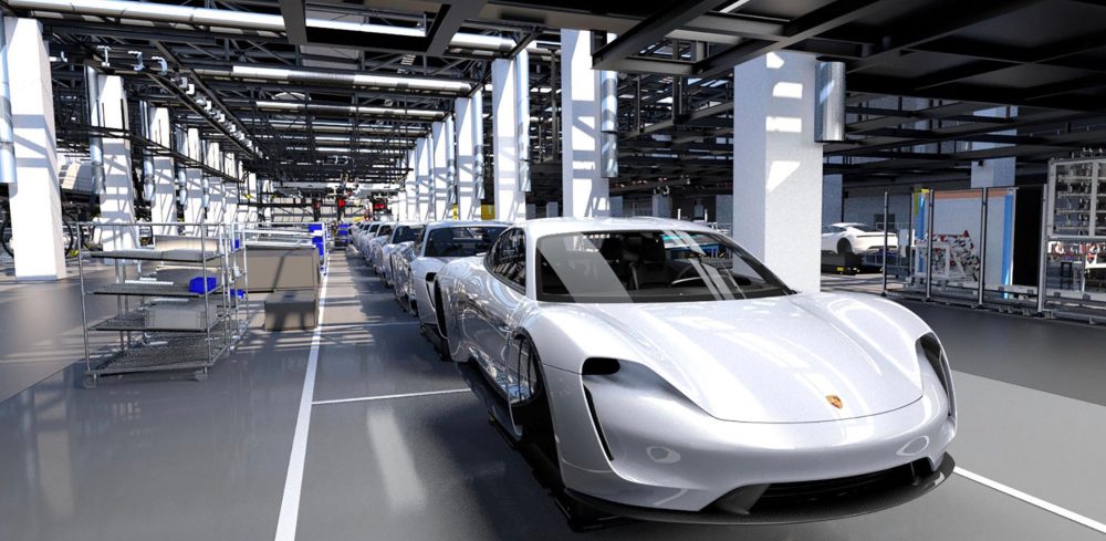 Porsche Taycan production