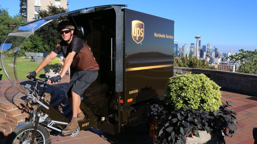 ups electric cargo tricycle
