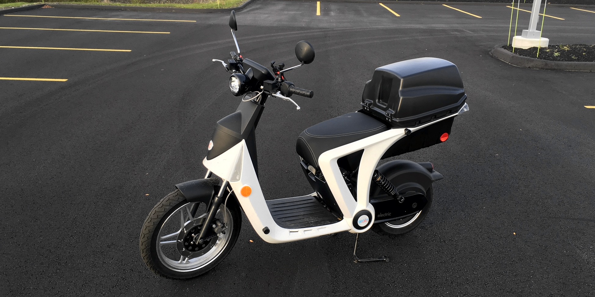 long range electric moped