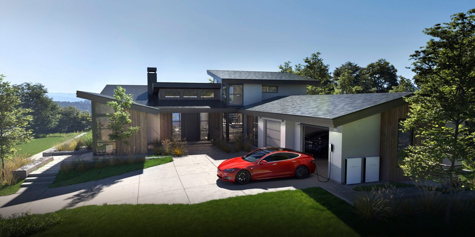 Tesla powerwall solar roof