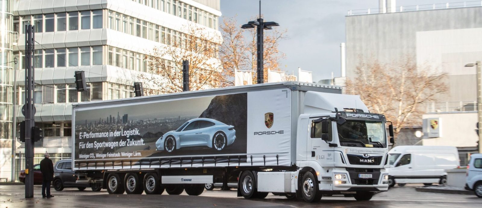 Porsche Taycan Porsche adding all-electric truck to prepare for Taycan production {filename}