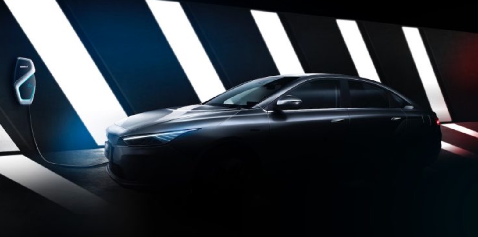 photo of Geely unveils first image of all-electric sedan for global market image