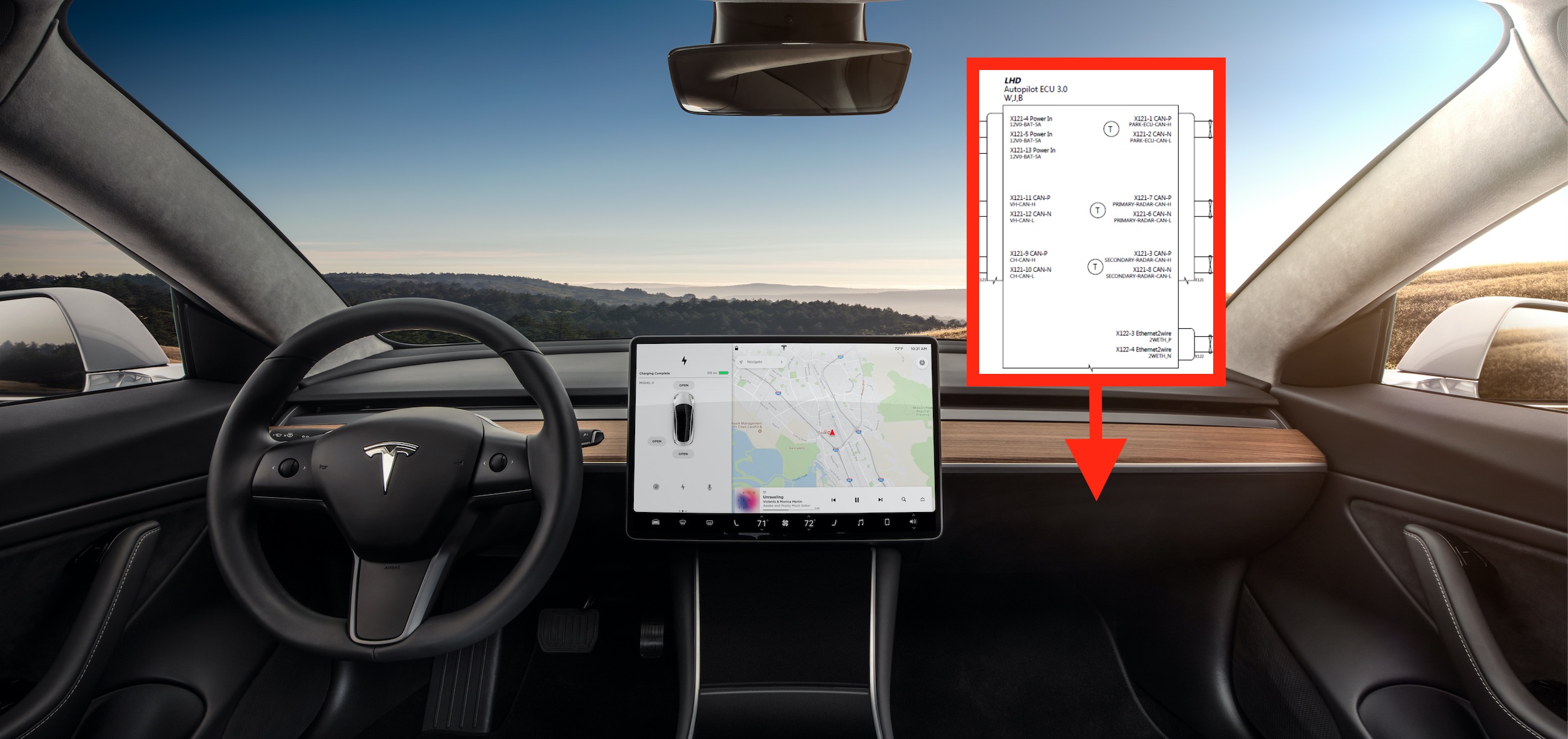 Model 3 store basic autopilot