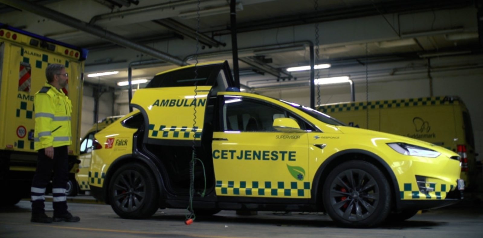 photo of Tesla Model X gets turned into an ambulance for emergency services image
