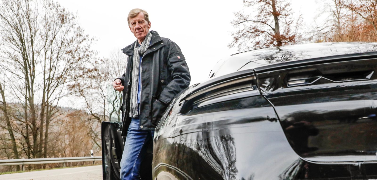 photo of Porsche Taycan is put to the test by rally legend Walter Röhrl image