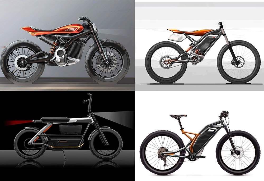 View of Harley-Davidson leans further into electric vehicles, new e-bike logos ...