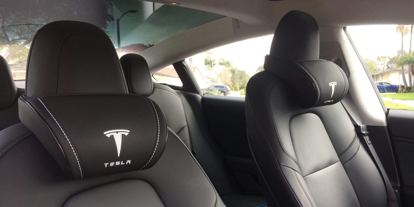Tesla headrest