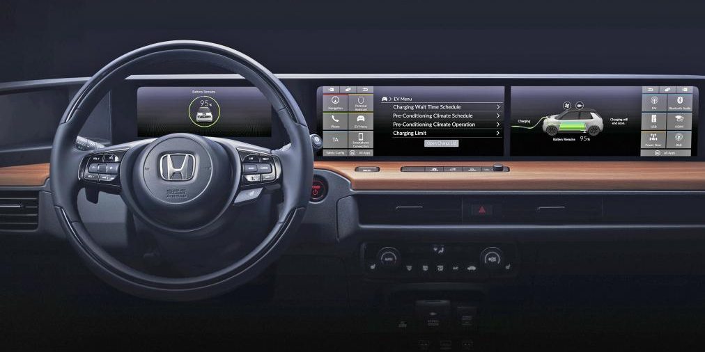 Honda reveals first interior image of new all-electric ...