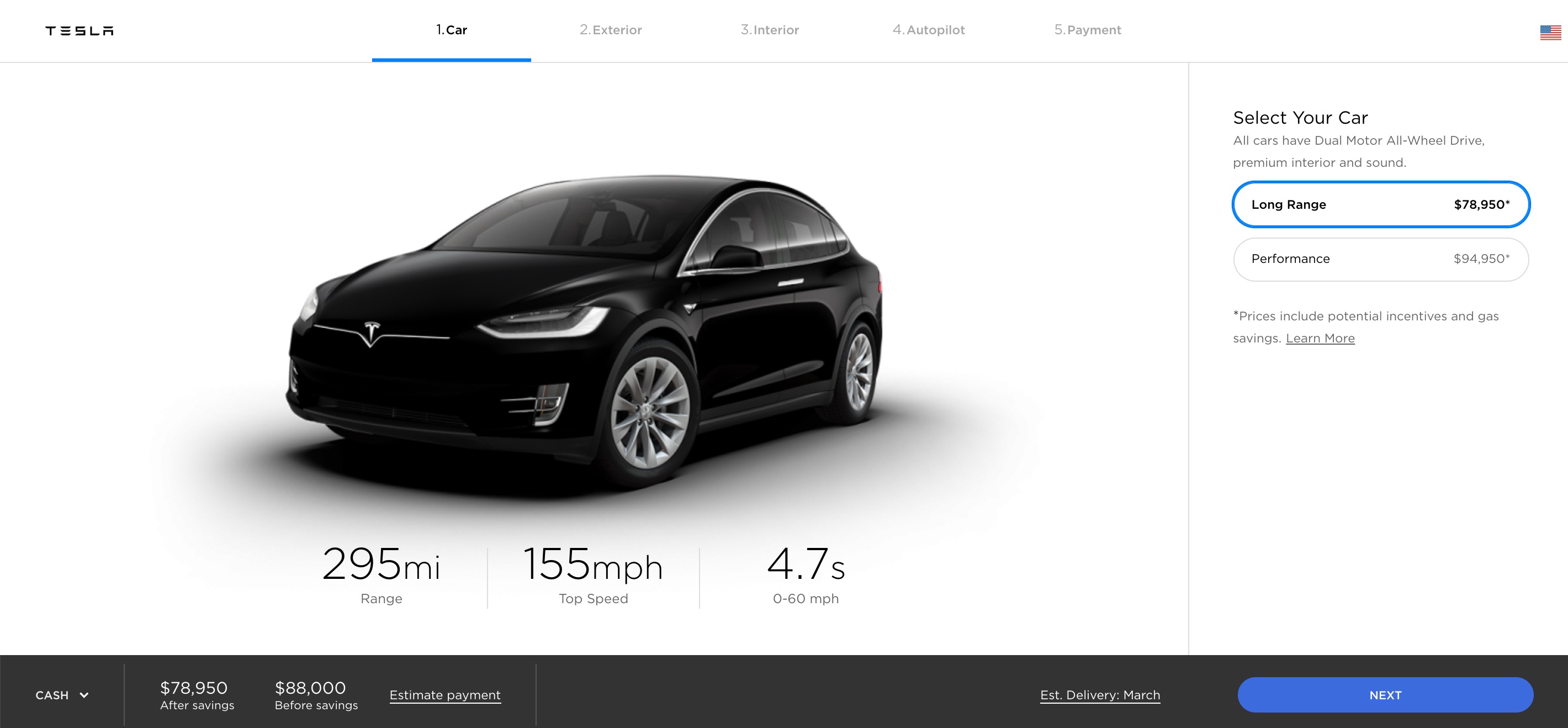 Model x price deals drop