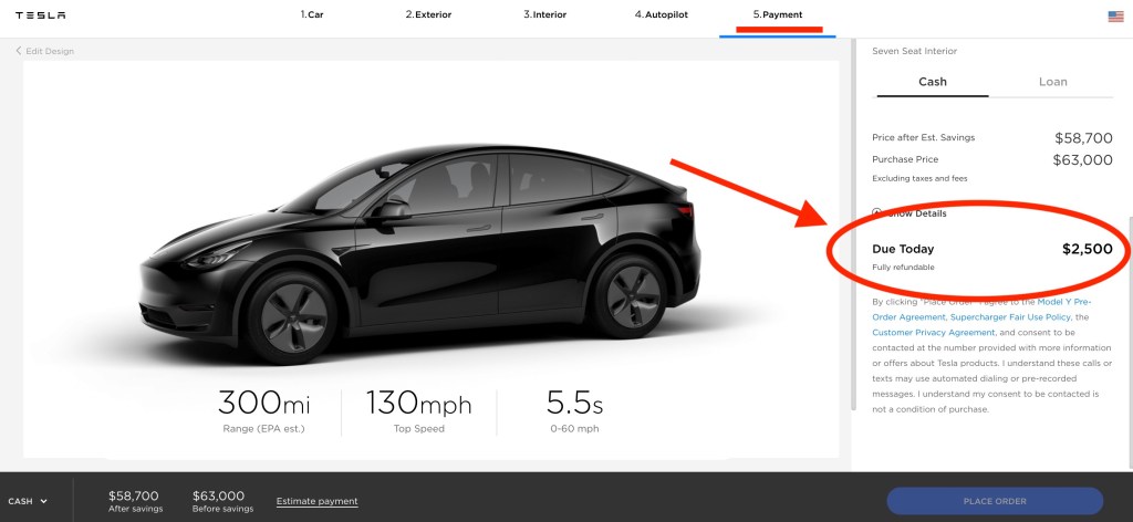 37 Y Tesla Price PNG