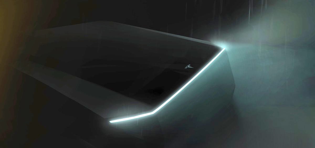 Tesla pickup truck teaser 2