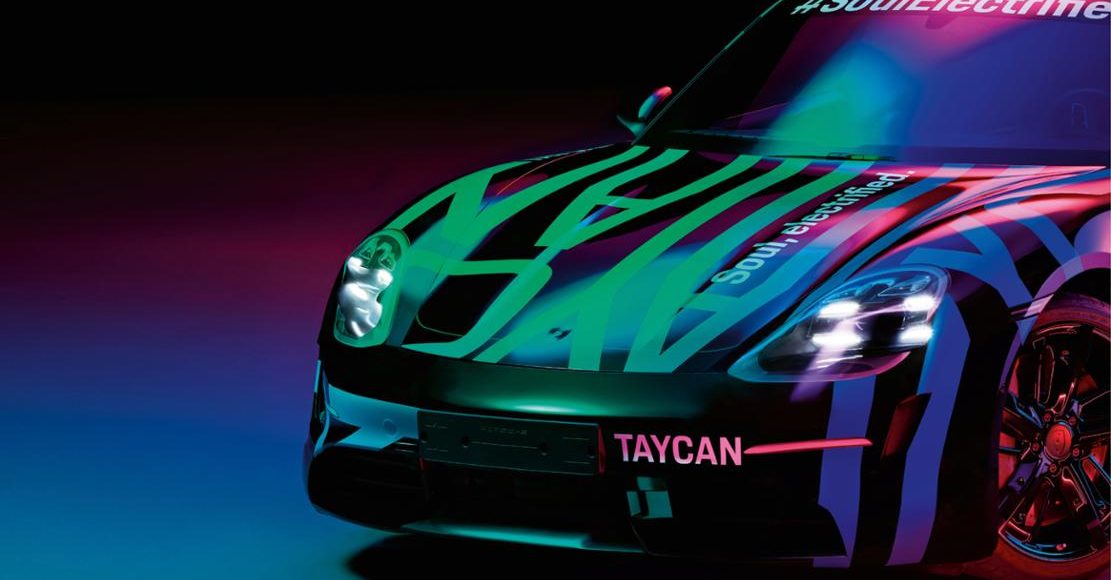 photo of Porsche reveals new Taycan prototype in camouflage image