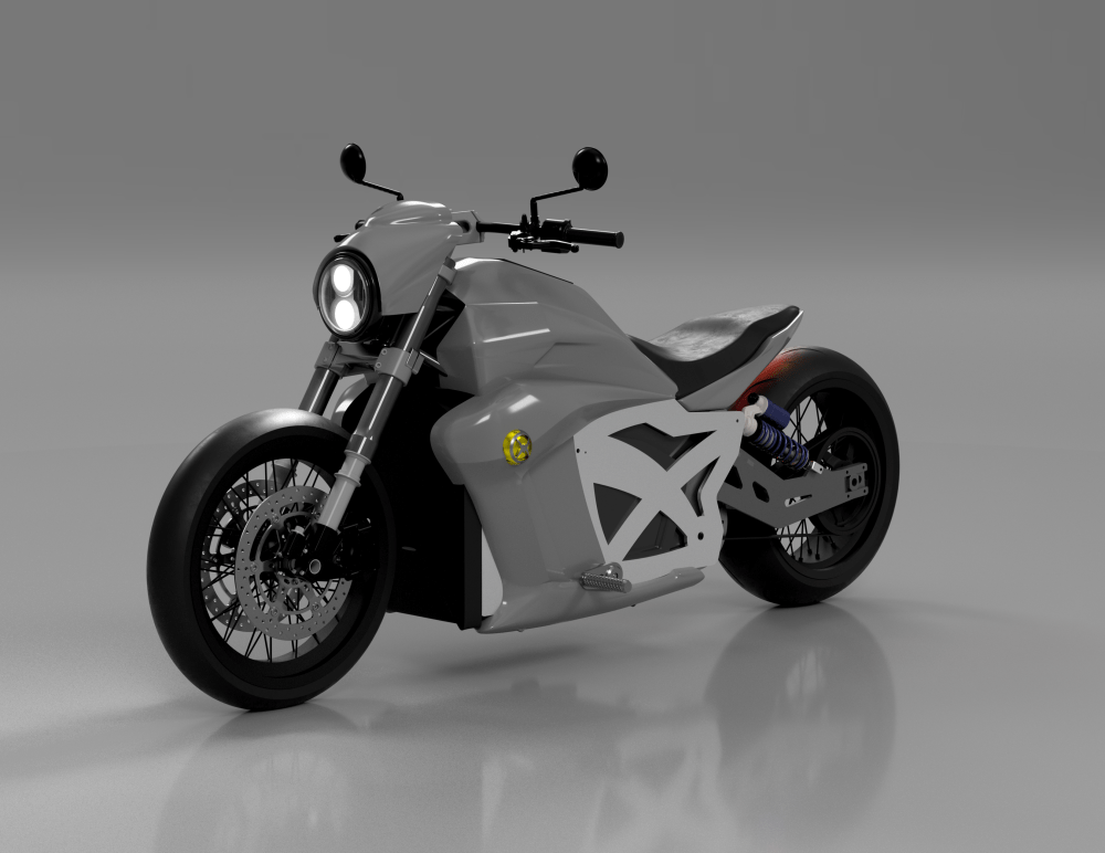 evoke 6061 electric motorcycle cruiser