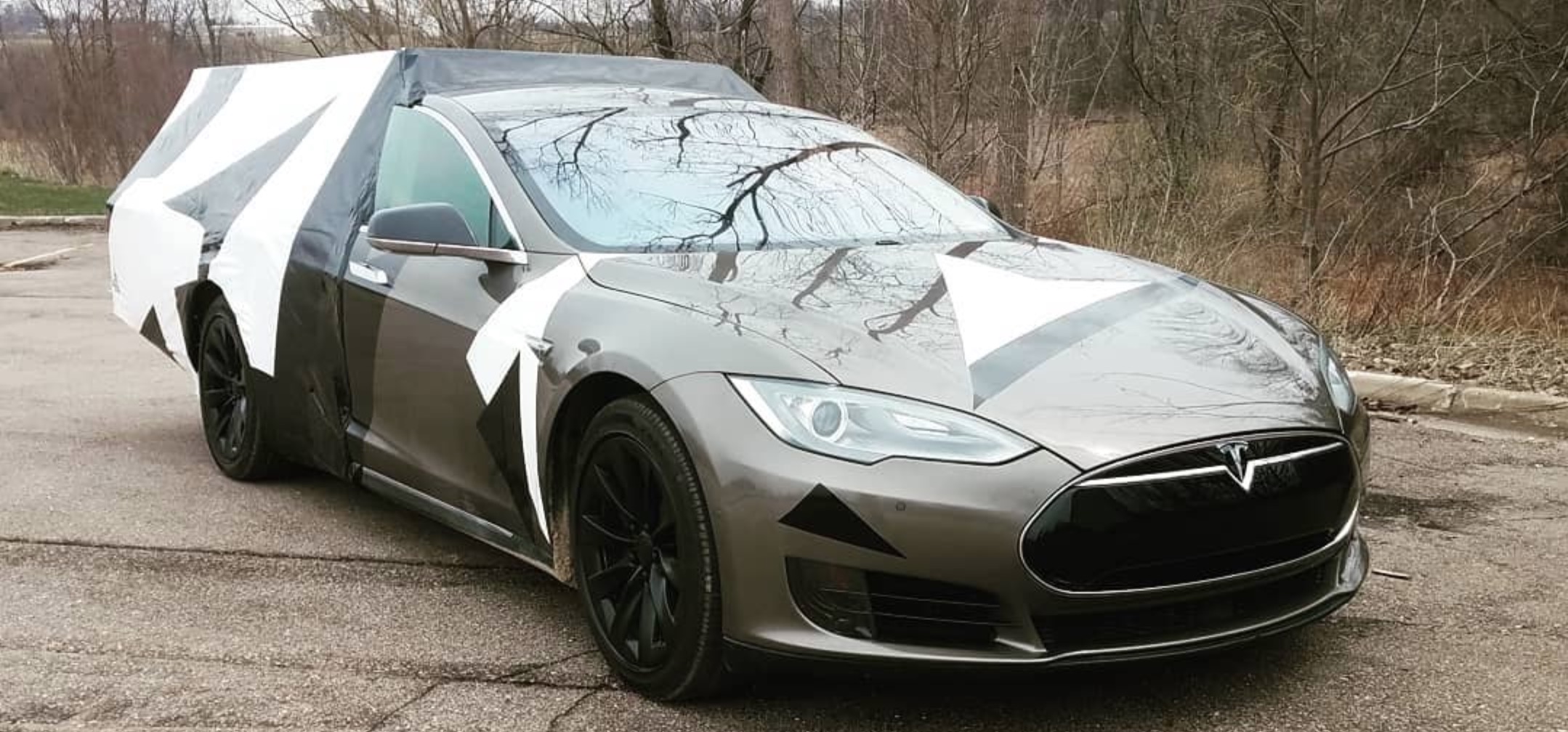 tesla model s camping accessories