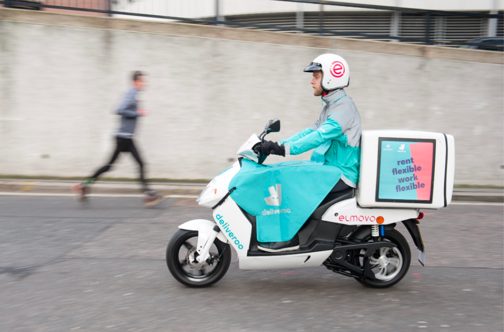 Deliveroo is now renting electric mopeds to delivery riders by the hour