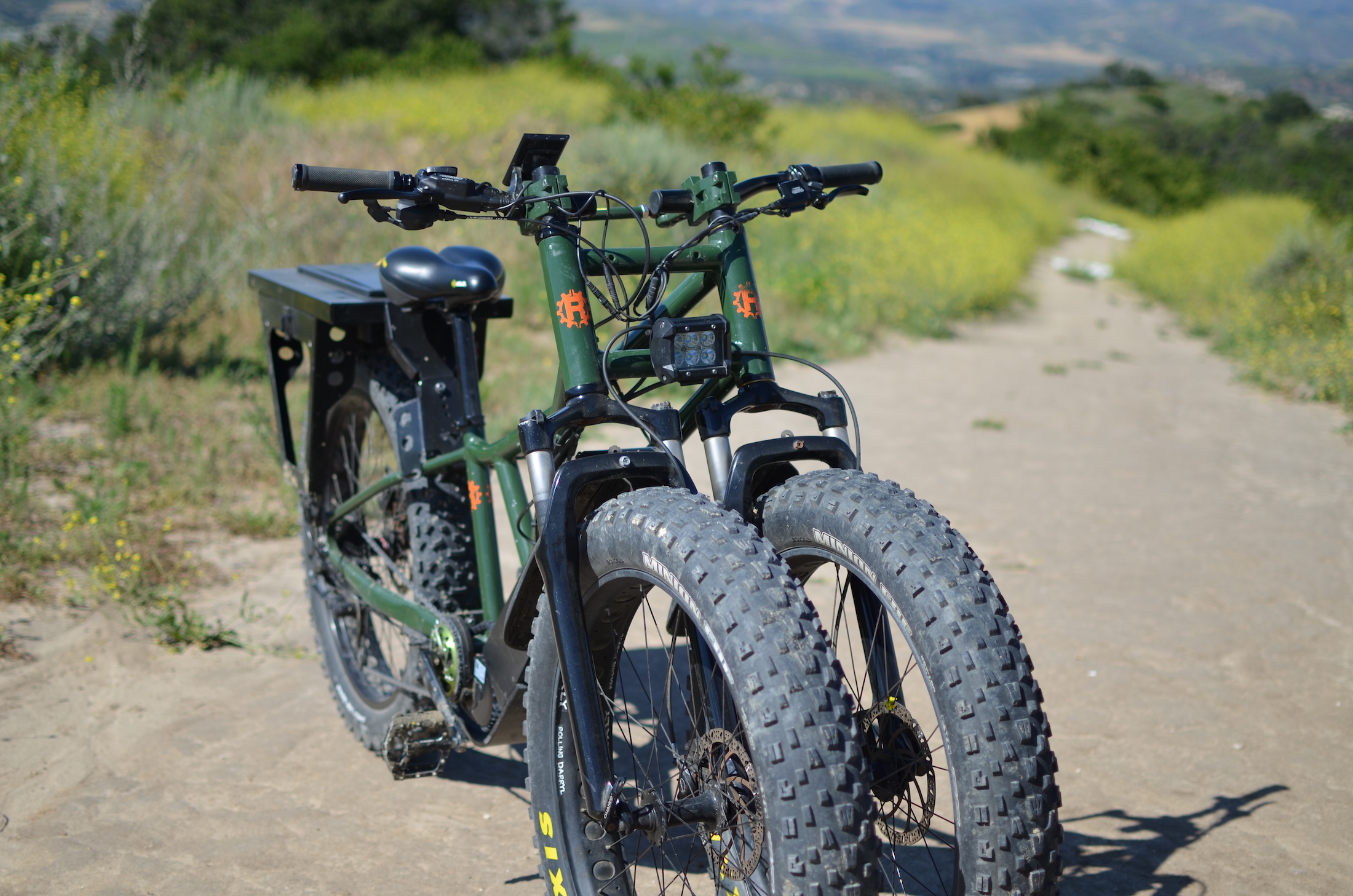 First Ride Rungu Three Wheeled E Bike Tackles Off Road Terrain Like No