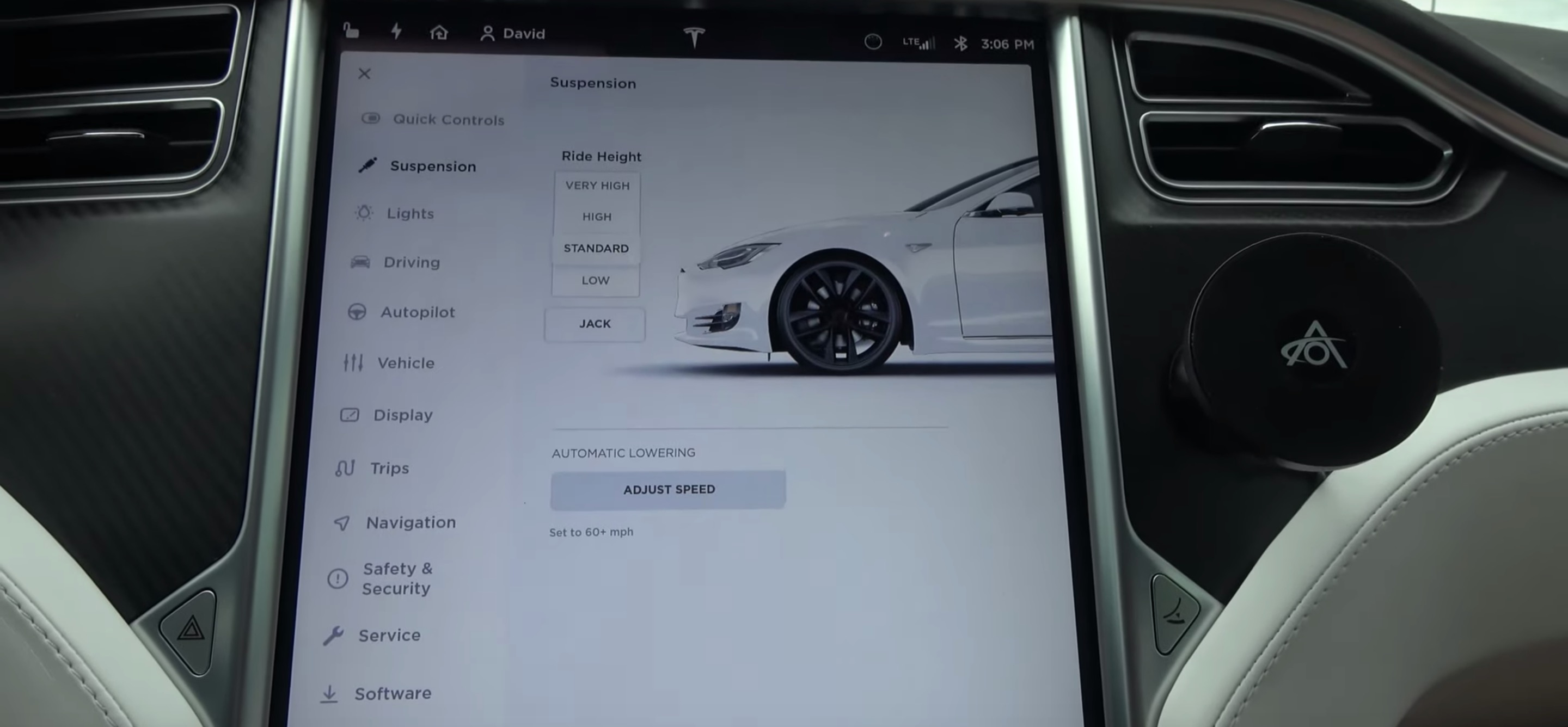 First look at Tesla's new Raven Model S/X adaptive suspension Electrek