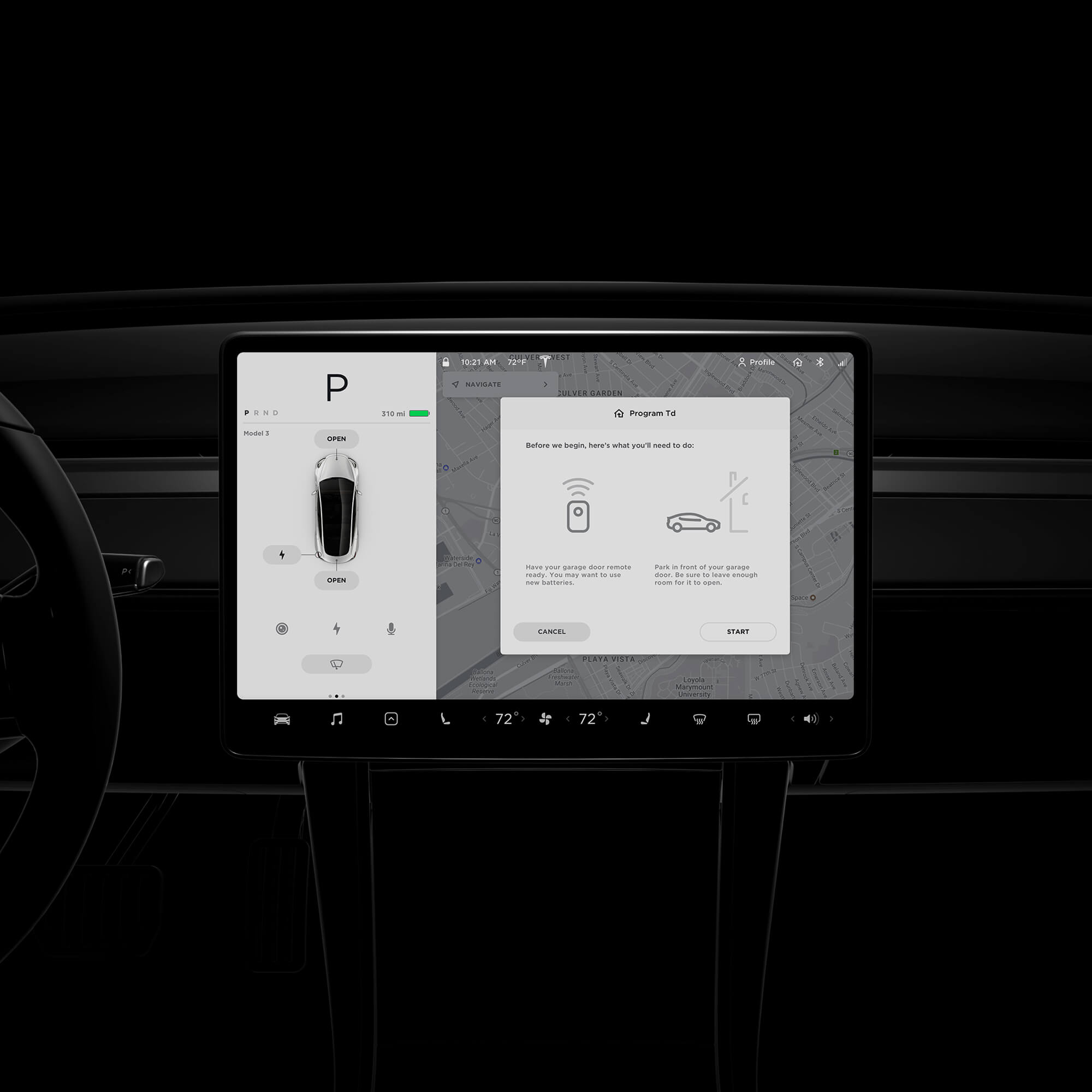 Tesla removes Homelink from standard Model 3 features, now a 300