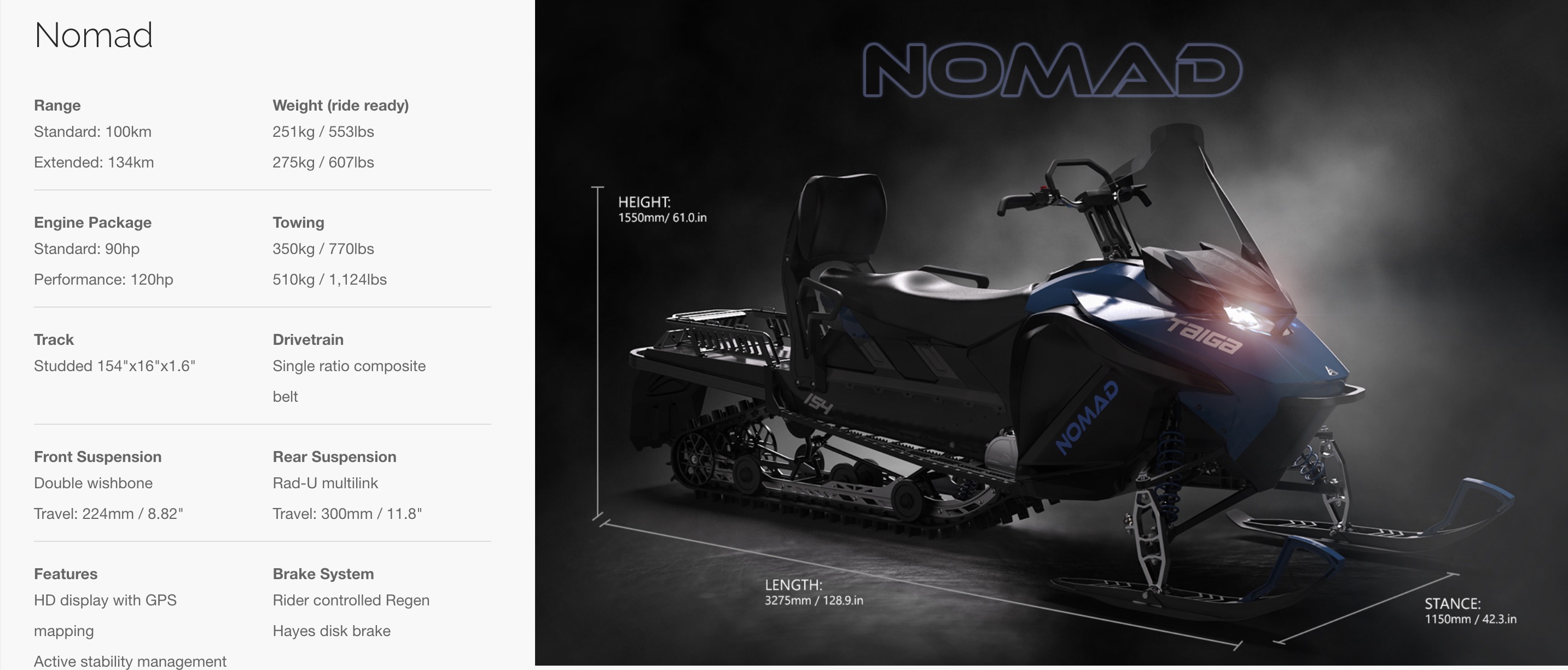 Taiga Motors launches new electric snowmobiles with impressive specs