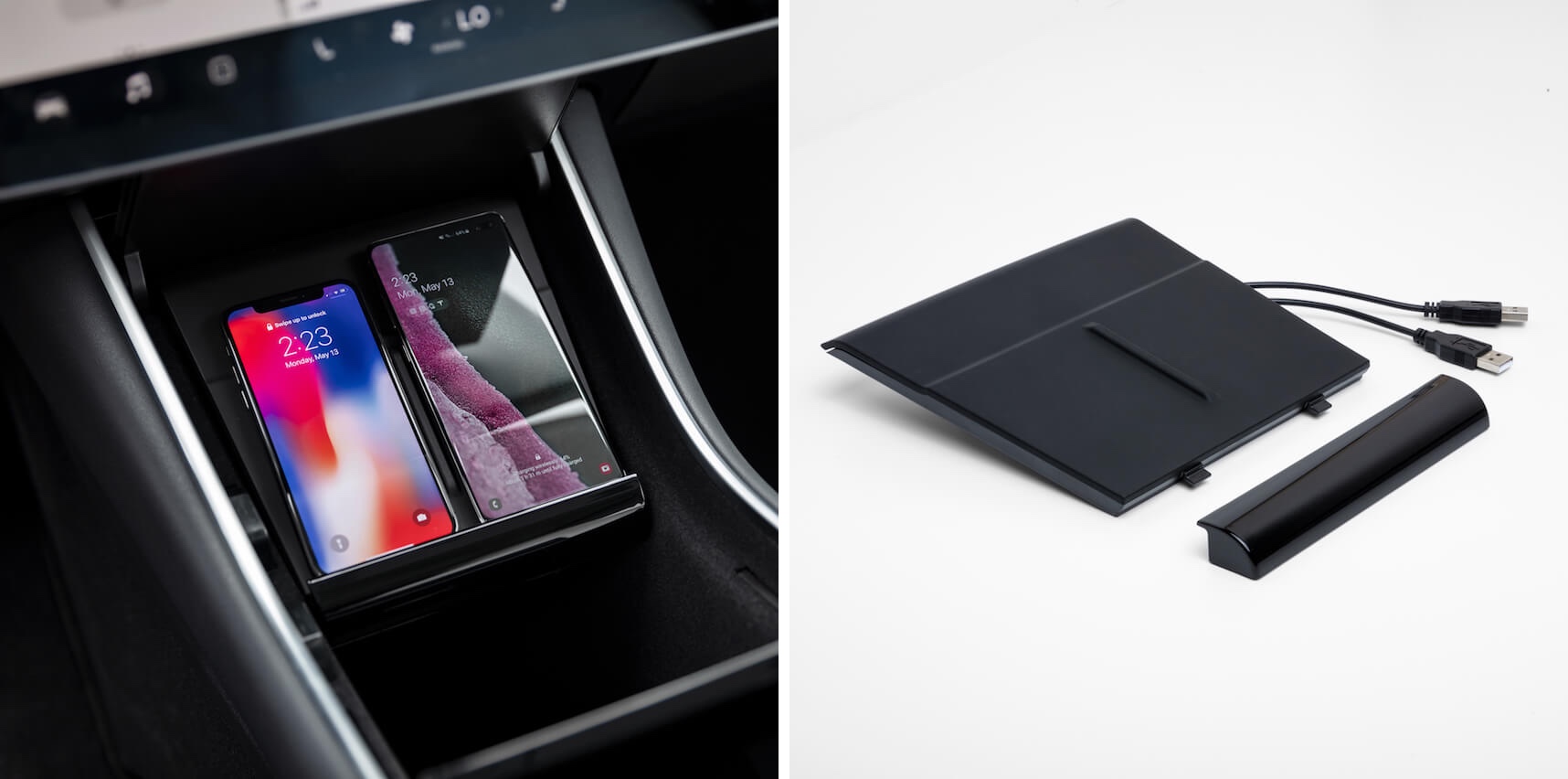 Tesla launches Model 3 Qi wireless phone charger at a premium price |  Electrek