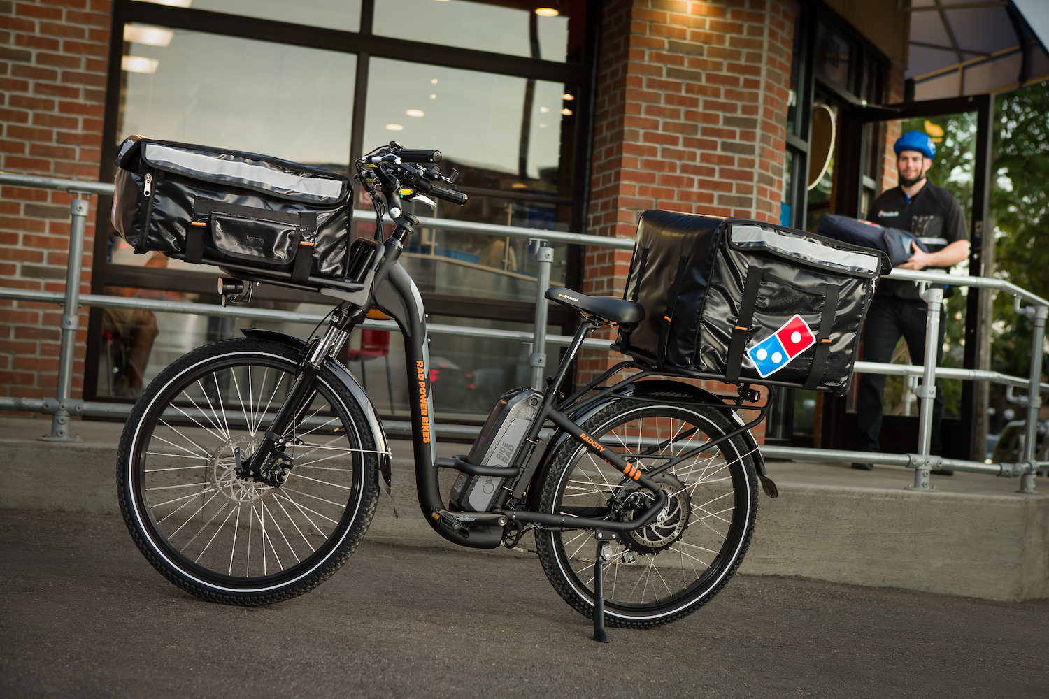 dominos bicycle delivery