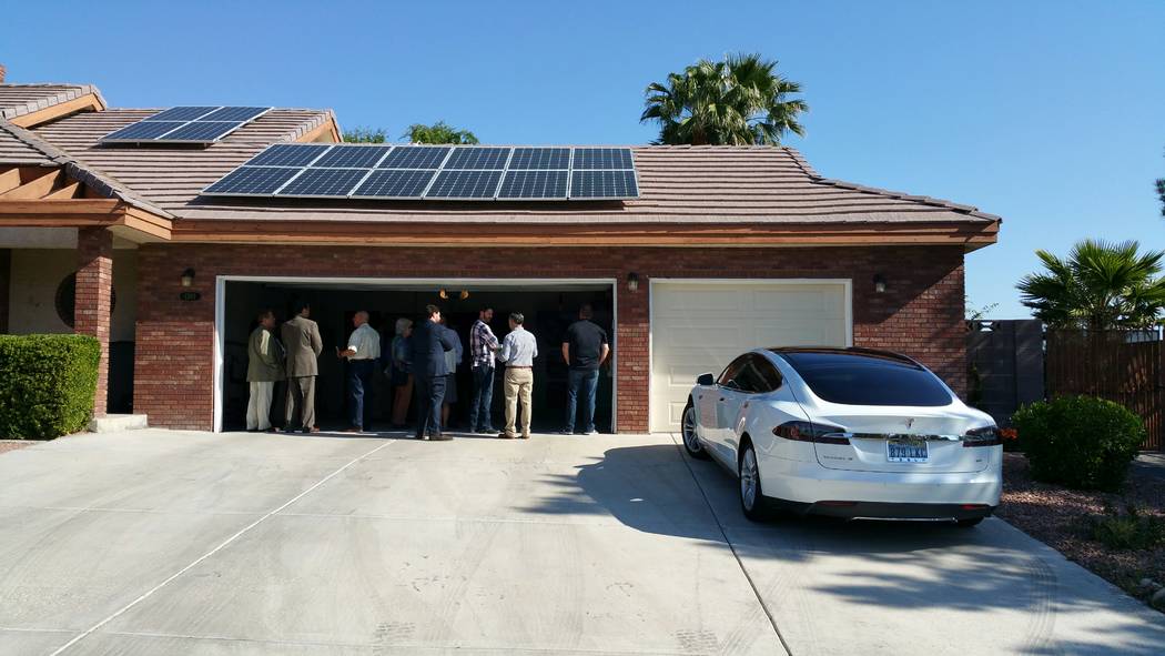 Nevada solar house