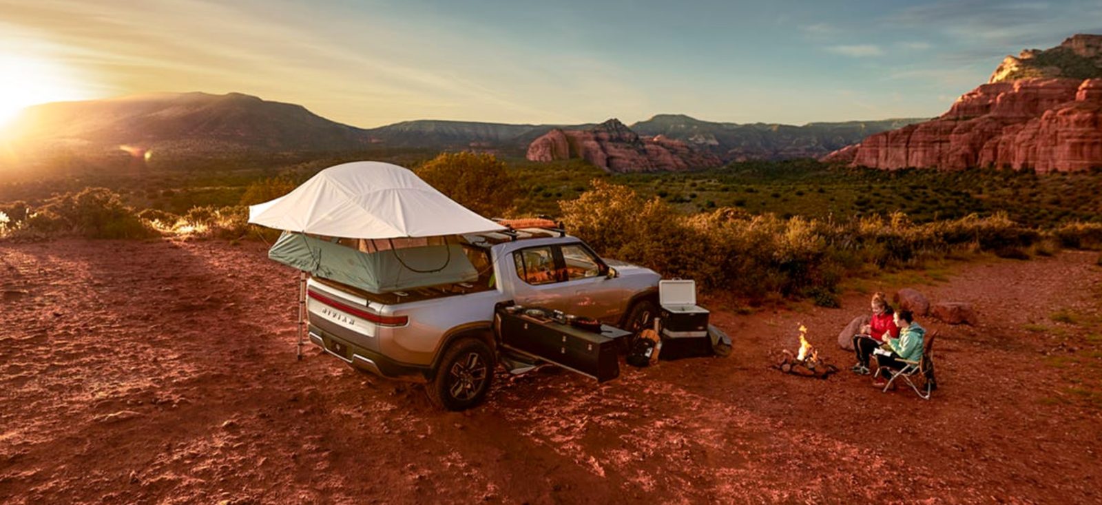 Rivian Releases Video Of Its Electric Pickup Truck Camper