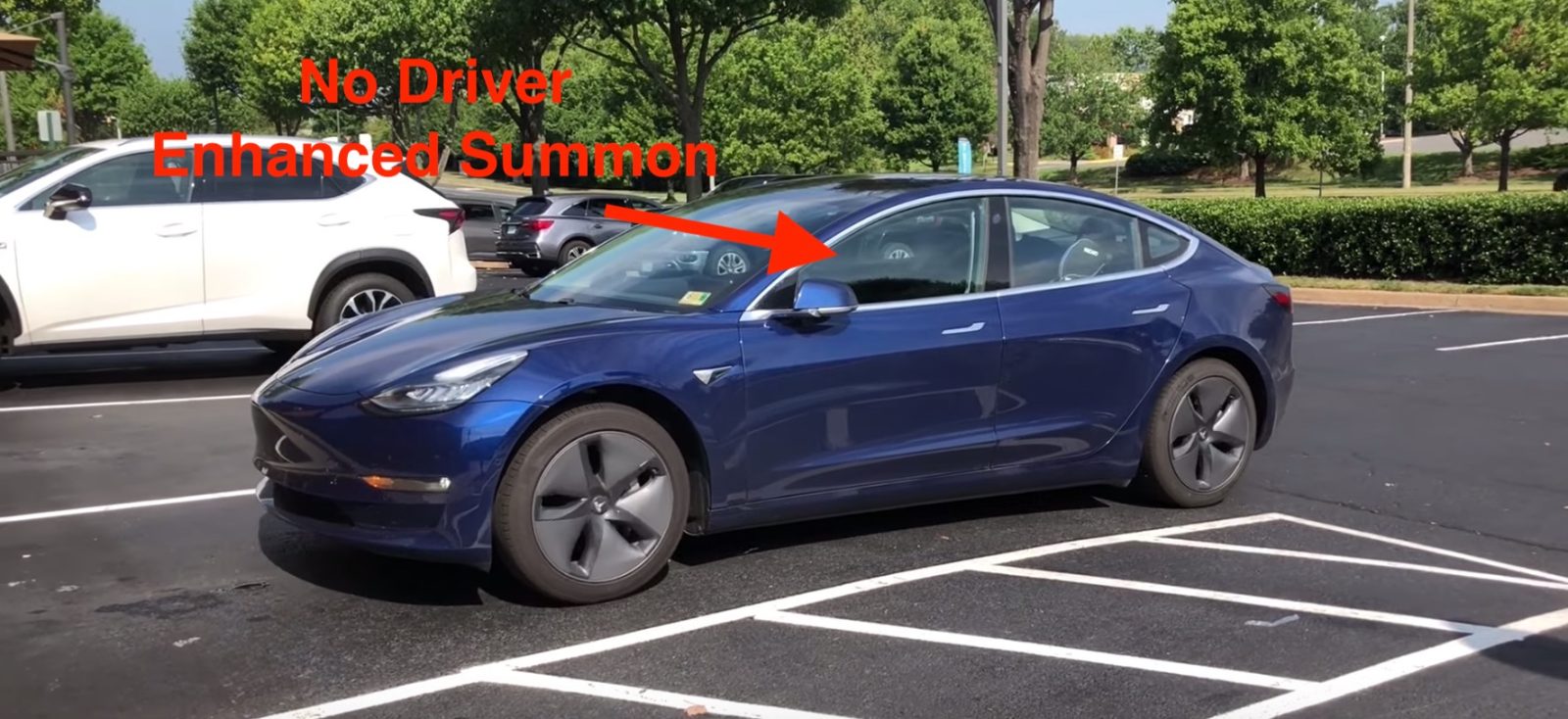 First Demo Of Teslas Latest Enhanced Summon That Almost