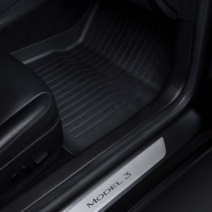 Tesla launches new and better Model 3 floor mats made of recyclable