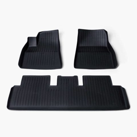 Tesla Launches New And Better Model 3 Floor Mats Made Of