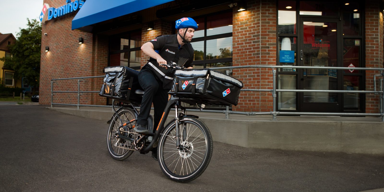 delivery e-bike domino's rad power
