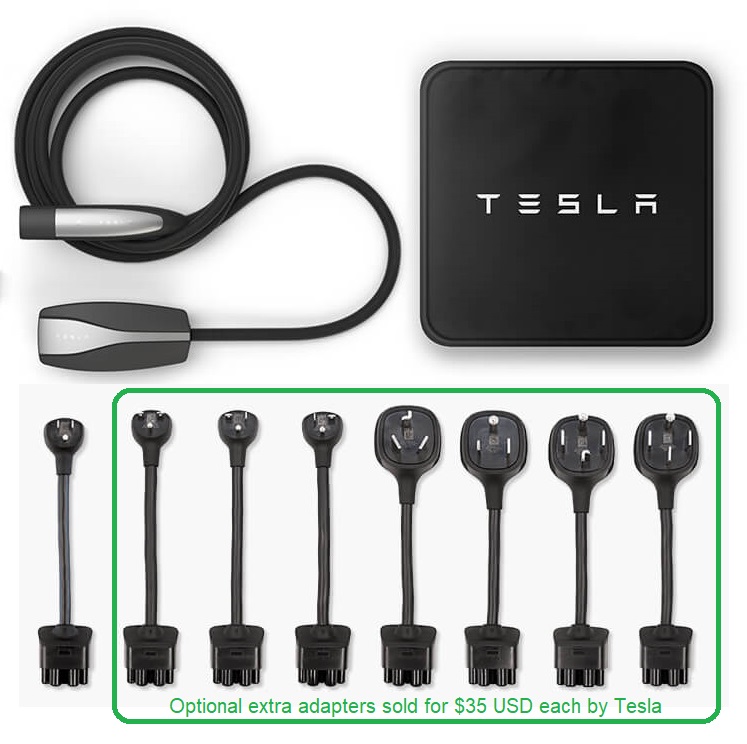 Review rating OEM's EV charging cords (Tesla, Audi get A's; GM, Jaguar
