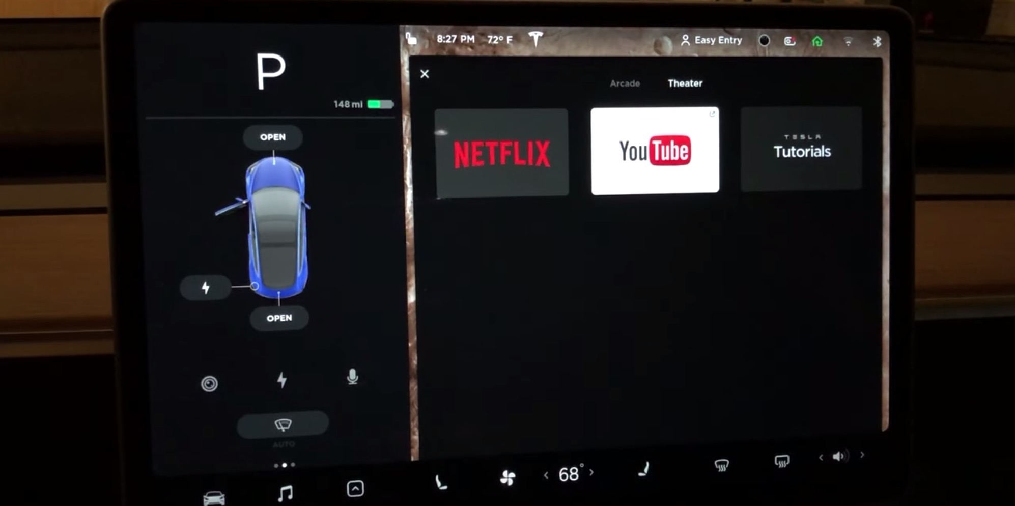 photo of Watch Tesla V10 with new Netflix, YouTube, Caraoke apps in action – surprisingly refined image