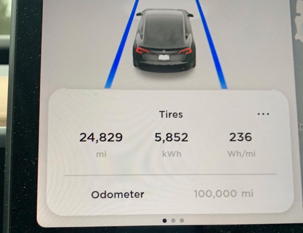 Model 3 store mileage