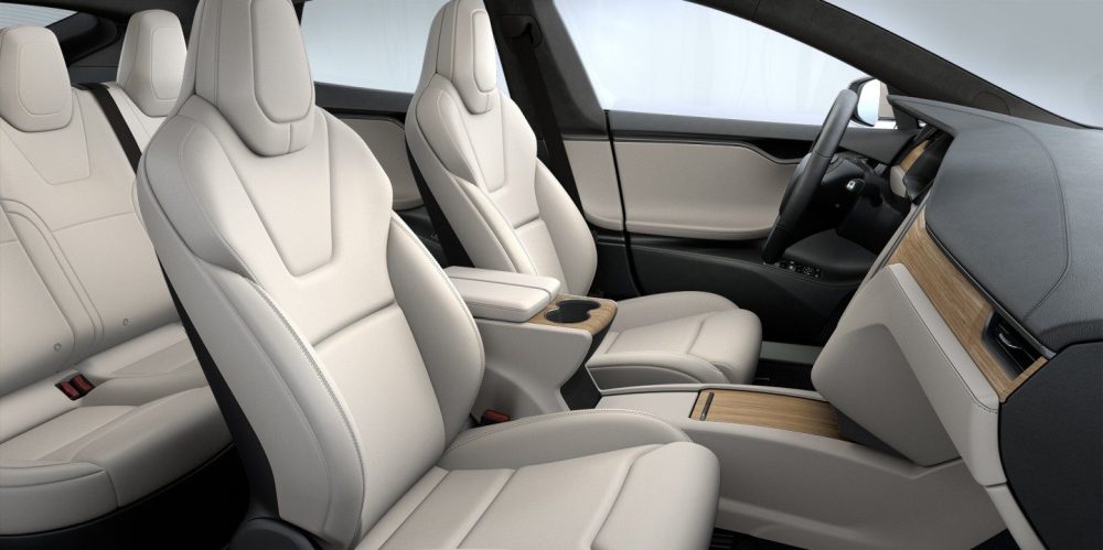 Tesla Updates Model S Cream Interior Electrek
