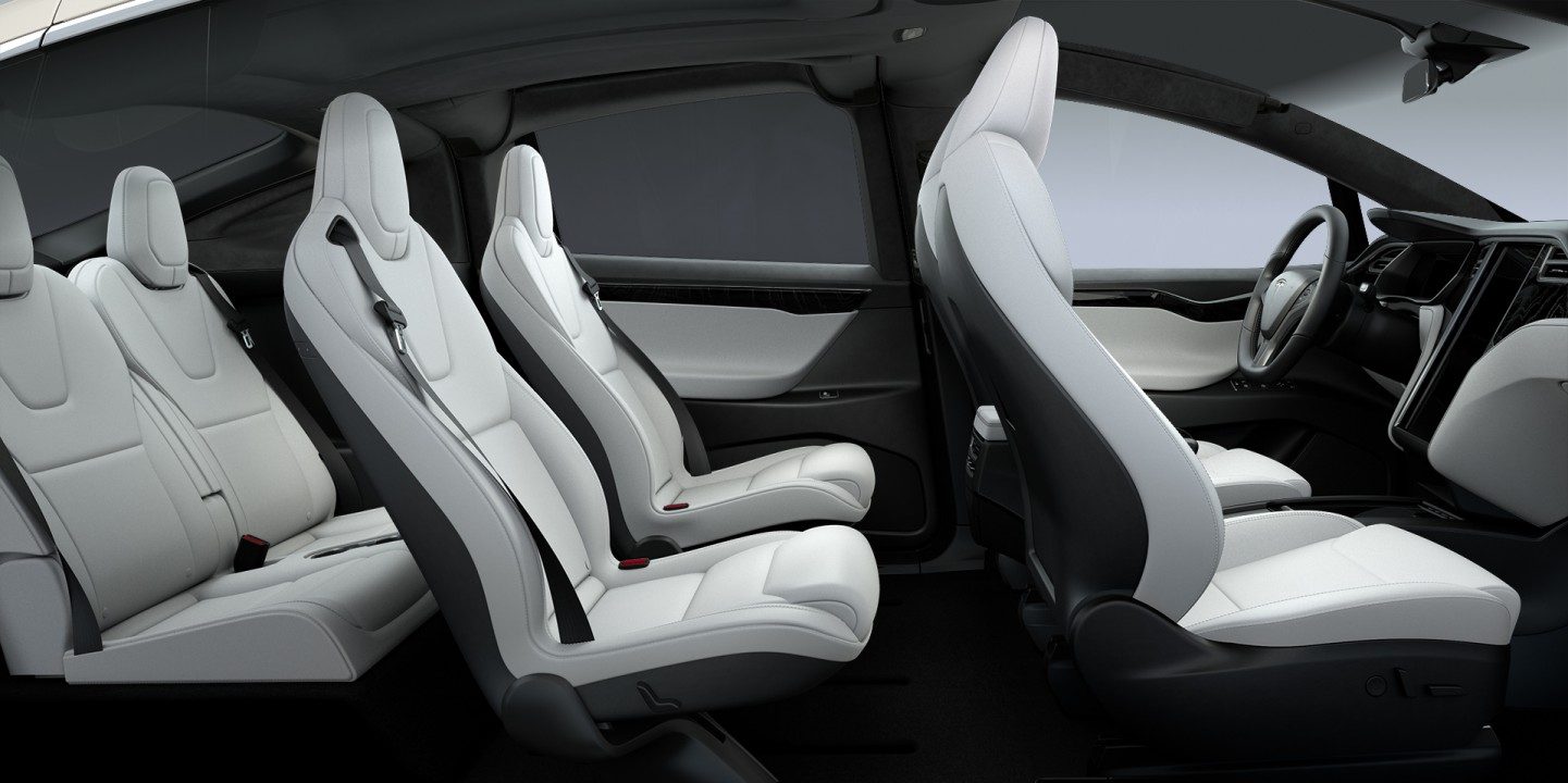 Tesla Updates Model X With New Front Seats For More Space